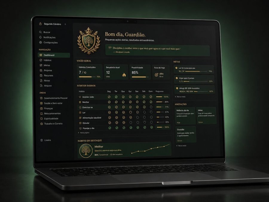 Planner Digital de Alta Performance no Notion